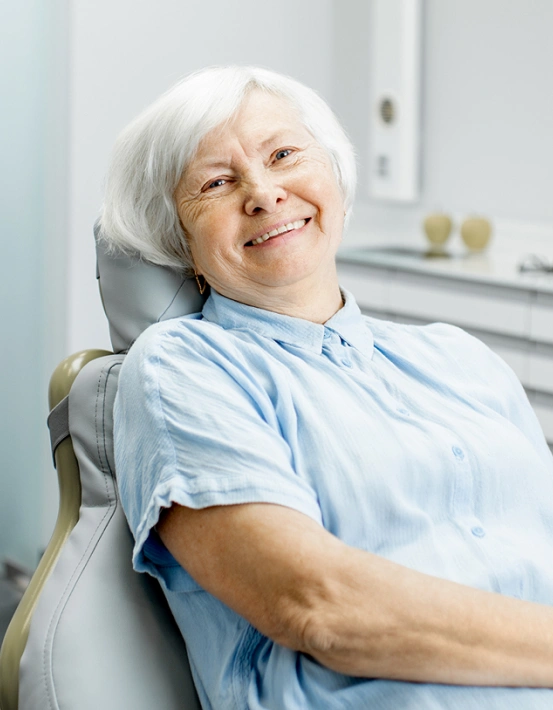 Comfortable patient representing root canal therapy care